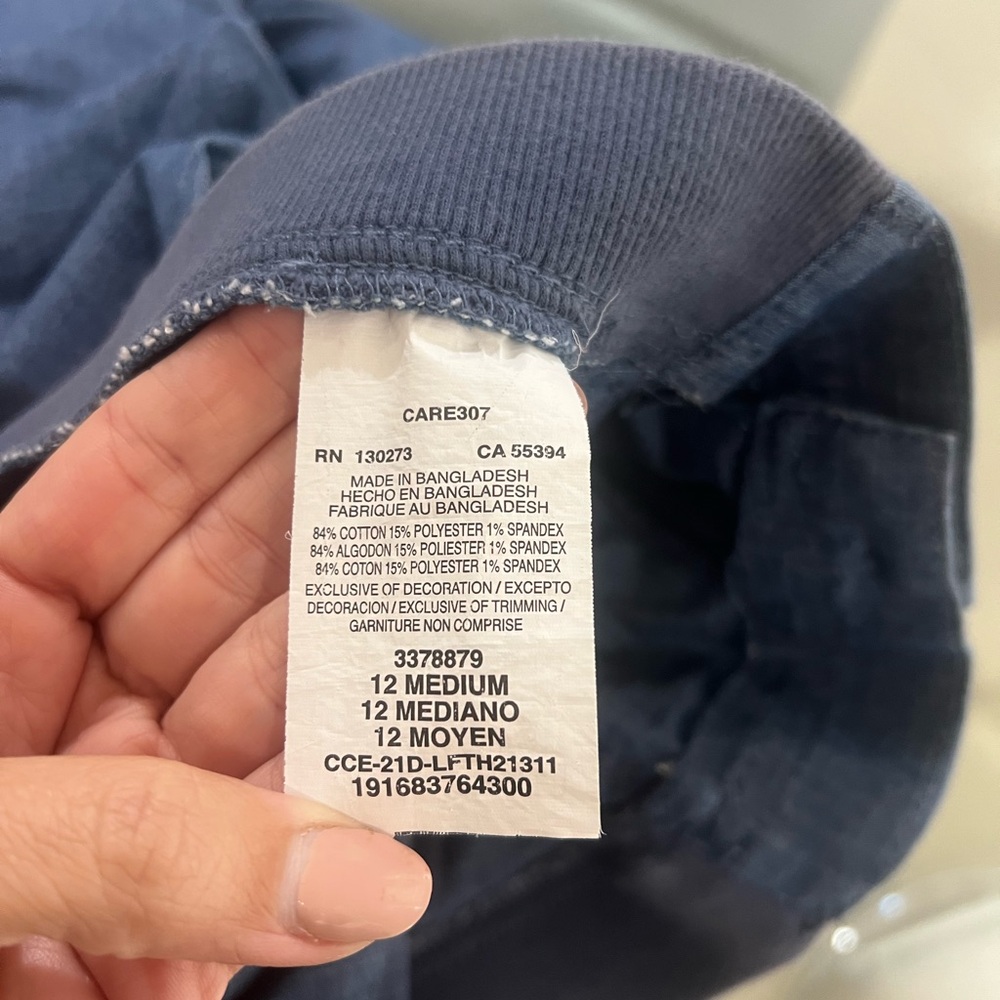 LEE RELAXED FIT MID RISE DENIM CAPRIS SIZE 12 - Picture 7 of 7